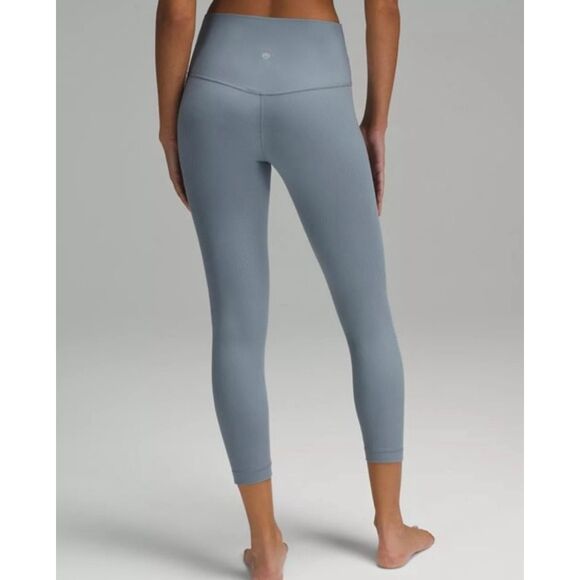 Lululemon Align ribbed slate high rise leggings 6 - Picture 1 of 11